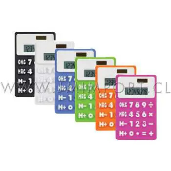 Calculadora 8 Digitos Flexible Color 1080-9501(12)
