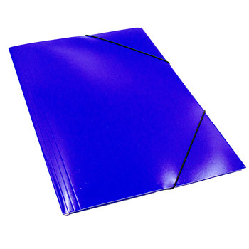 Carpeta Con Elastico Oficio Azul