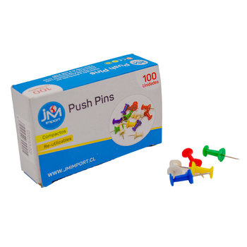 Push Pins Colores 100 Unidades