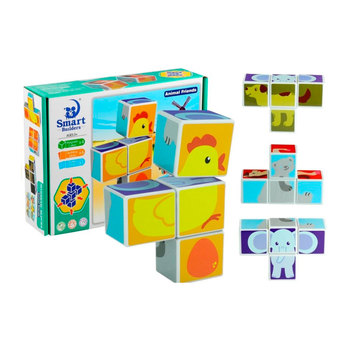 SET CUBOS MAGNÉTICOS ANIMALES 4 PIEZAS