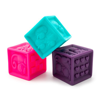 Cubos Blandos Con Texturas 10 Unidades