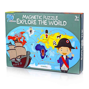 Puzzle Magnético Explora El Mundo