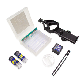 Microscopio Con Luz 1200X Con Accesorios