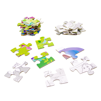 Puzzle Para Pintar Con Dinosaurios 56 Piezas (96)