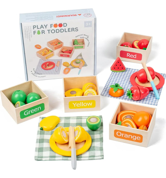 FRUTAS PARA CLASIFICAR DE MADERA