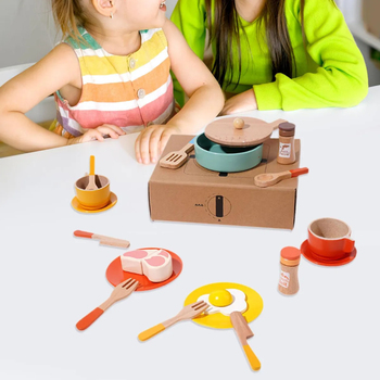 Juego De Cocinade Madera 20 Piezas
