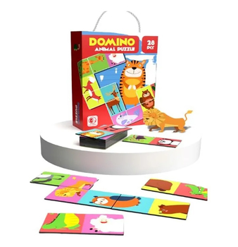 DOMINÓ DE ANIMALES 28 PZAS