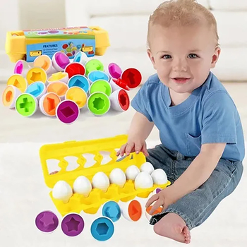 Encaje Huevos Montessori 12 Unidades