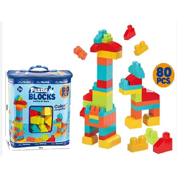 BLOQUES TIPO LEGO 80 PIEZAS