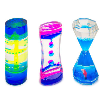 SET DE 3 RELOJES LIQUIDOS SENSORIALES