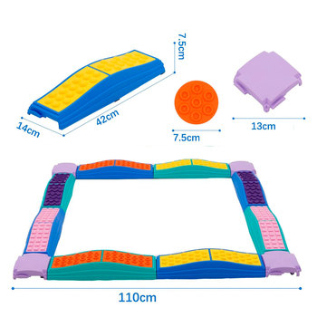 Pista De Equilibrio Memorice Con Diferentes Textur