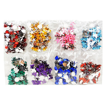SET DE 8  FIGURAS GLITTER