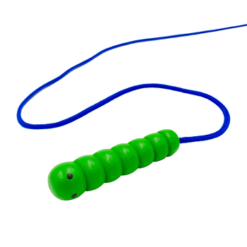 Juego De Enhebrar Manzana De Madera