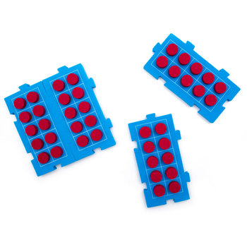 Set 4 Tablero Con 10 Fichas Para Suma Y Resta