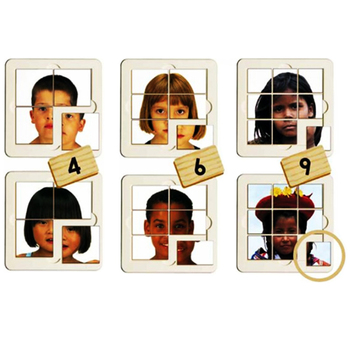 Pack 6 Puzzles Niños Del Mundo 4,6,9