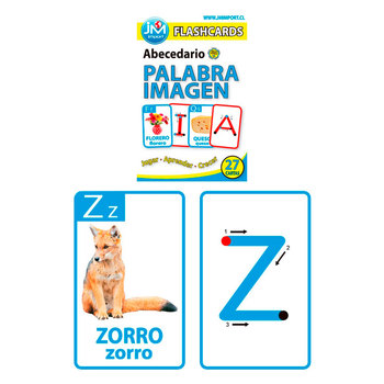 Flashcards Abecedario Palabra Imagen 27 Cartas