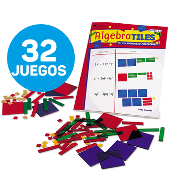 SET DE FICHAS ALGEBRAICAS 32 PIEZAS