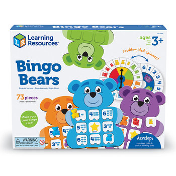 Juego Bingo Los Números Con Ositos, 73 Piezas