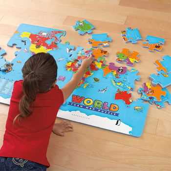 Mapa Puzzle Del Mundo