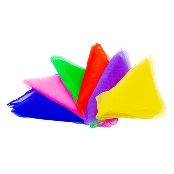 Set De 6 Pañuelos De Tul 65 X 65 Cm