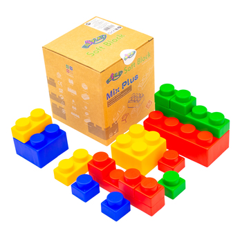BLOQUES TIPO LEGO SOFT 34 PIEZAS
