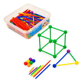 CONECTORES GEOMÉTRICOS 3D 330 UNIDADES