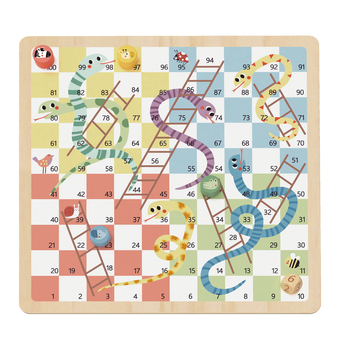 Juego De Ludo Y Escalera 30 X 30 Cm. 19 Piezas