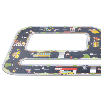 PUZZLE ENCAJE PISTA LA CIUDAD 21 PIEZAS