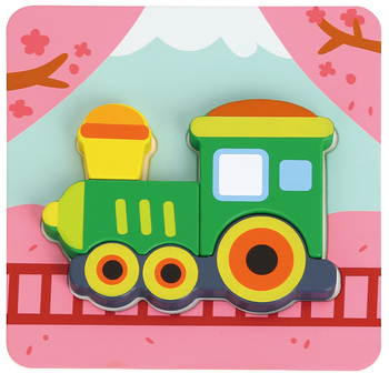 Set De 6 Puzzles Encaje Los Transportes