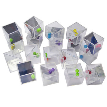 Cubos De Simetría Traslúcido Con Espejo 18 Piezas