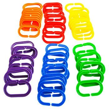 Cadenas Grandes De Colores 60 Unidades