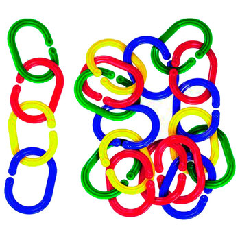 CADENAS GRANDES PLASTICAS 30 PIEZAS