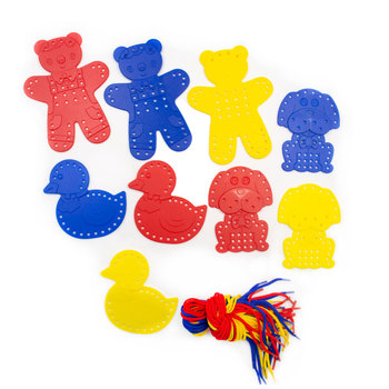 FIGURAS PARA ENHEBRAR 9 PIEZAS...