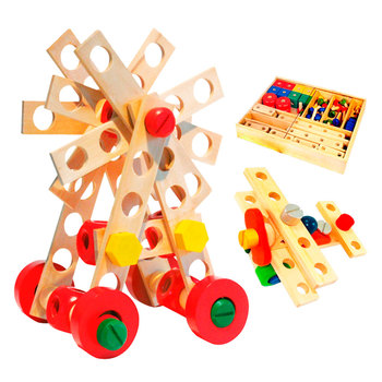 JUEGO DE CONSTRUCCIÓN MEKANO MADERA