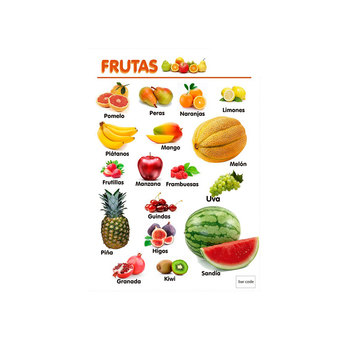 Láminas  Frutas Y Verduras