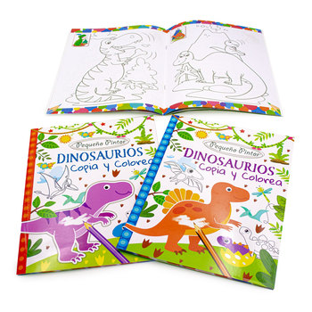 Libro Dinosaurios Copia Y Colorea. 48 Unidades