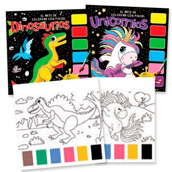 Libros El Arte De Colorear Acuarelas