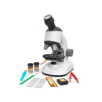 MICROSCOPIO CON LUZ 1200X CON ...