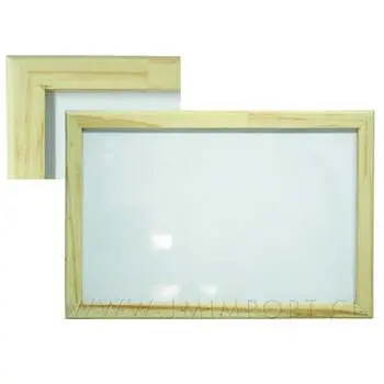 Pizarra Magnetica Con Borde Madera 22X32 Cm